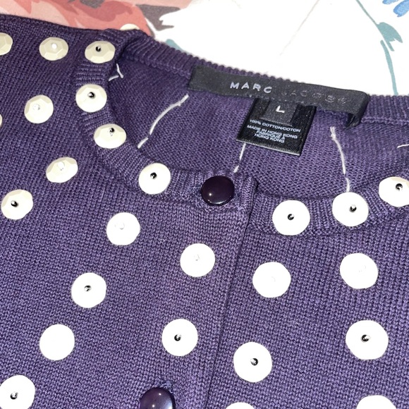 Marc Jacob’s purple beaded cardigan - Picture 4 of 6